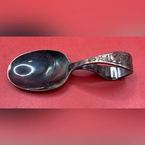 Vintage Imperial Baby Spoon Silver Plate Inscribed 3”